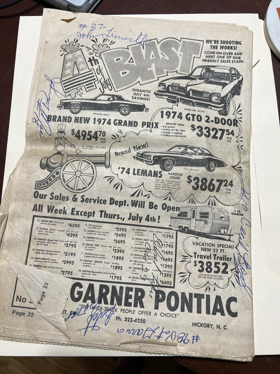 ffclements9's tweet photo. @DirtyMoMedia @DaleJr @XfinityRacing Hey Dale, wondering how we can get you to see this brochure in person from Metrolina. I know we discussed Florence but don’t want to take a chance on damaging it! https://t.co/BK77ZOKvbi