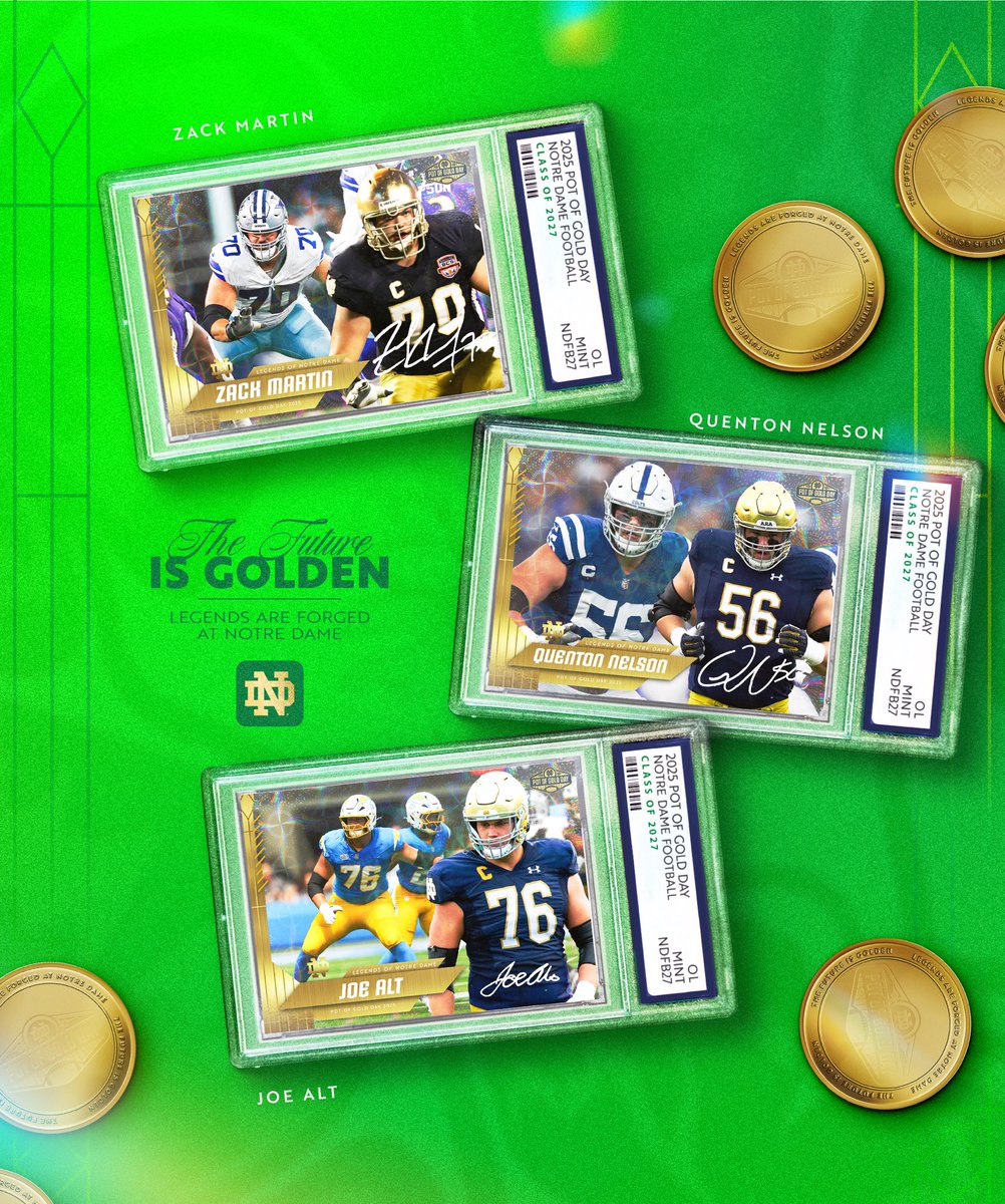 Legacy ☘️ 
Tradition ☘️ 
Brotherhood ☘️

#GoIrish☘️ | #PotOfGoldDay