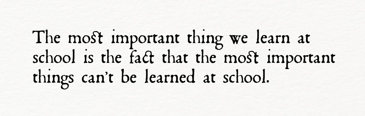 Haruki Murakami: life's greatest lessons don't come with a curriculum.