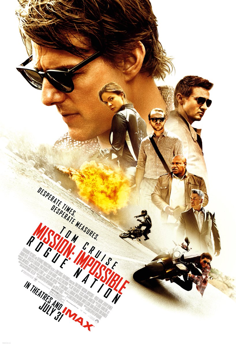 MissionFilm's tweet image. Time to go rogue. #MissionImpossible - Rogue Nation