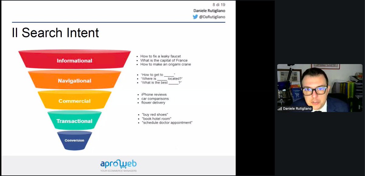 La #sezioneAITI Puglia è al lavoro su #Zoom con il webinar "SEO: dal check-in al decollo". Insieme a Daniele Rutigliano, i partecipanti si stanno districando tra bot, query, keyword e tanto altro.
#formazioneAITI #sociAITI #sezioniAITI #AITI_PU #webinarAITI #lunedìconAITI
