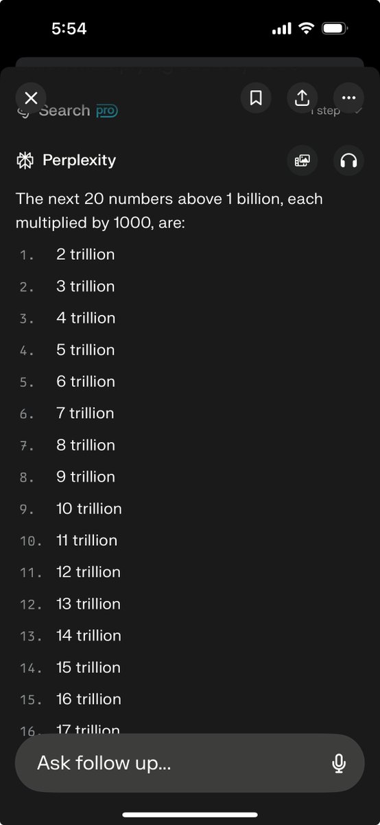 Numbers above 1 Billion x 1000 #gptfail <a href="/perplexity_ai/">Perplexity</a>
