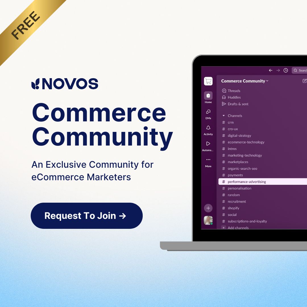 Looking for an eCommerce Slack community created by marketers, for marketers? 👀

Join 700+ eCommerce leaders and founders in a space with 16 active channels covering all things marketing.

Request to join for free today! ⤵️

shorturl.at/xN7sJ

#commercecommunity