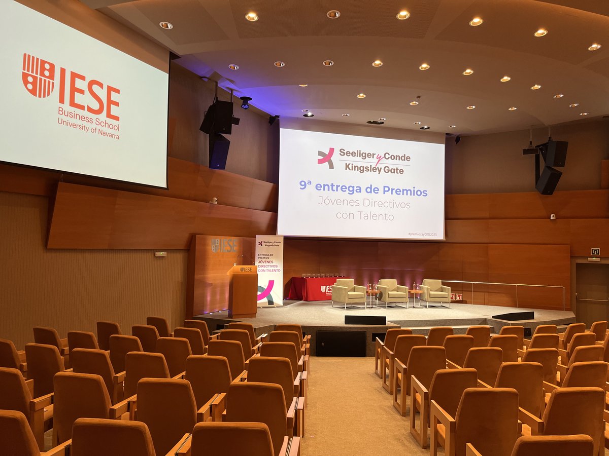 🔜 ¡Cuenta atrás! En solo 1 hora comienza la 9ª edición de los #premiosSyCKG2025 ⏳🎉 <a href="/FPdGi/">Fundación Princesa de Girona</a>  <a href="/iesebschool/">IESE Business School</a>