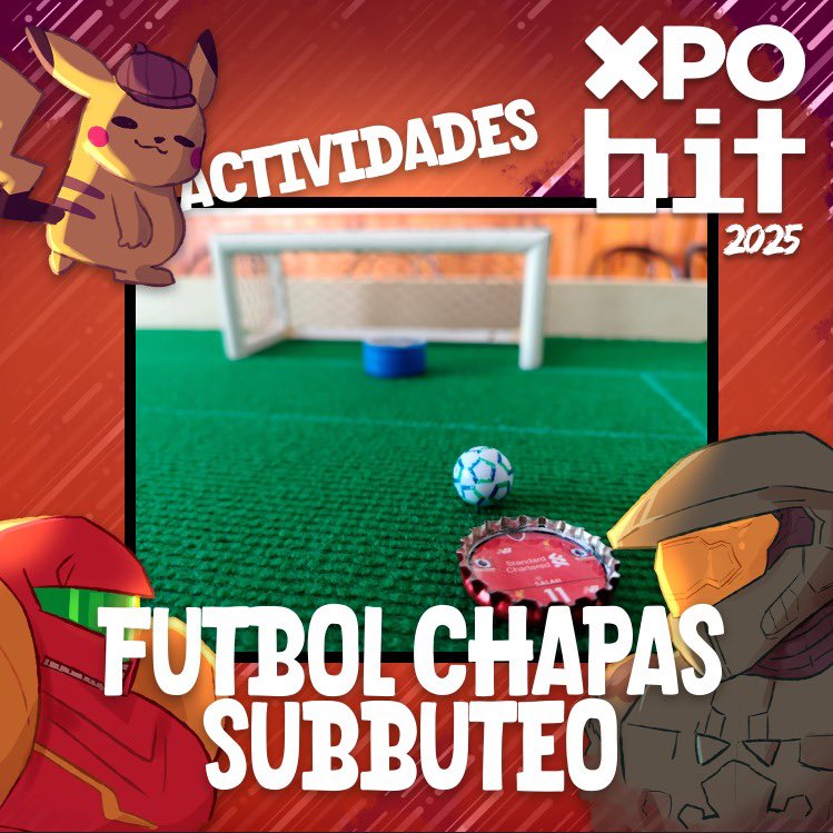 XPOBIT 2025 - Unos Videojuegos de Película!!
21-22-23 de Marzo - Teatro Multiusos Huércal de Almería 

Fútbol Mesa Almería y Futbolchapas Almeria organizarán un montón de actividades muy futboleras. 

Más info en arcadebits.es

#eventos2025 #somosarcadebits