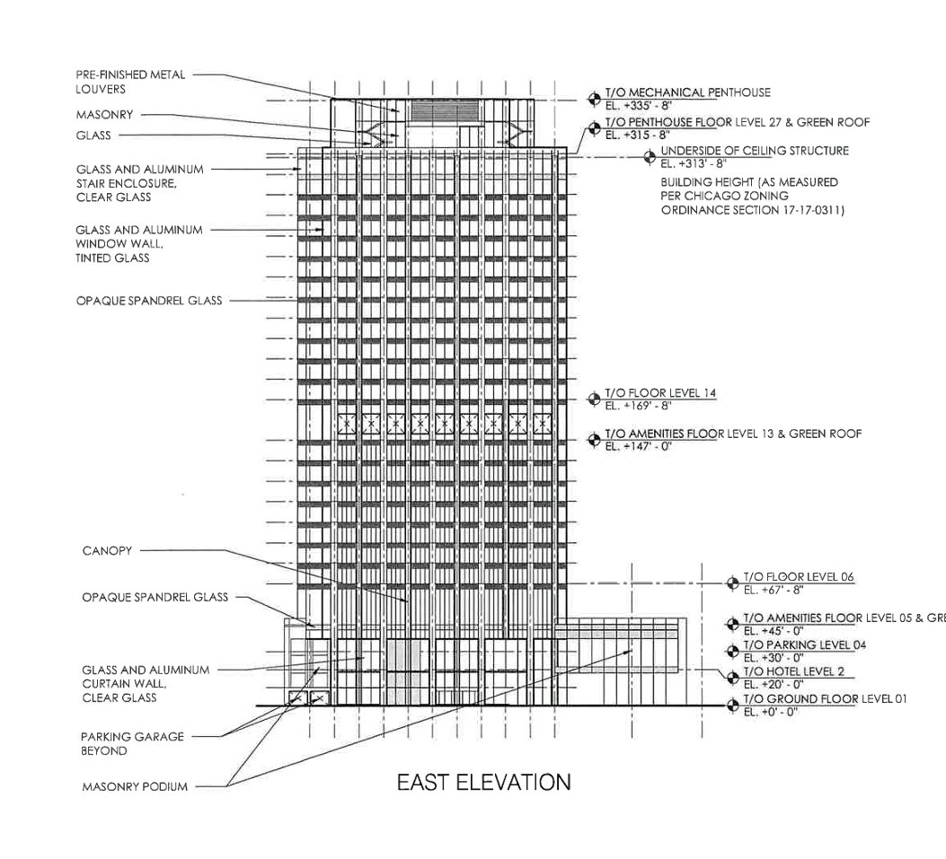 minc798's tweet photo. New hotel proposal for 64th and Stony Island in Woodlawn in Chicago across from the upcoming Obama Presidential Library/Jackson Park.

26 stories and 300+ feet to the top. Would be 250 hotel rooms plus office, retail, etc. 118 parking spots.

Would replace a vacant lot. https://t.co/AdwiWBhnj8