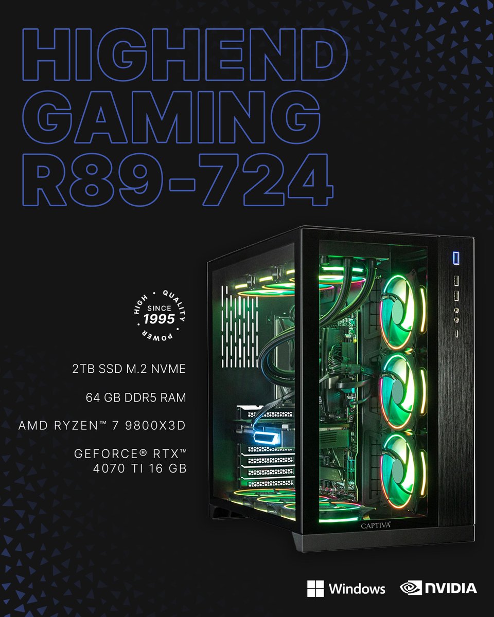 BLITZDEAL, NUR NOCH BIS MORGEN GÜLTIG 🔥
Satte 19 % Preisnachlass auf den CAPTIVA Highend Gaming R89-724!

🛒 Jetzt bestellen: spkl.io/6014fsY9Y