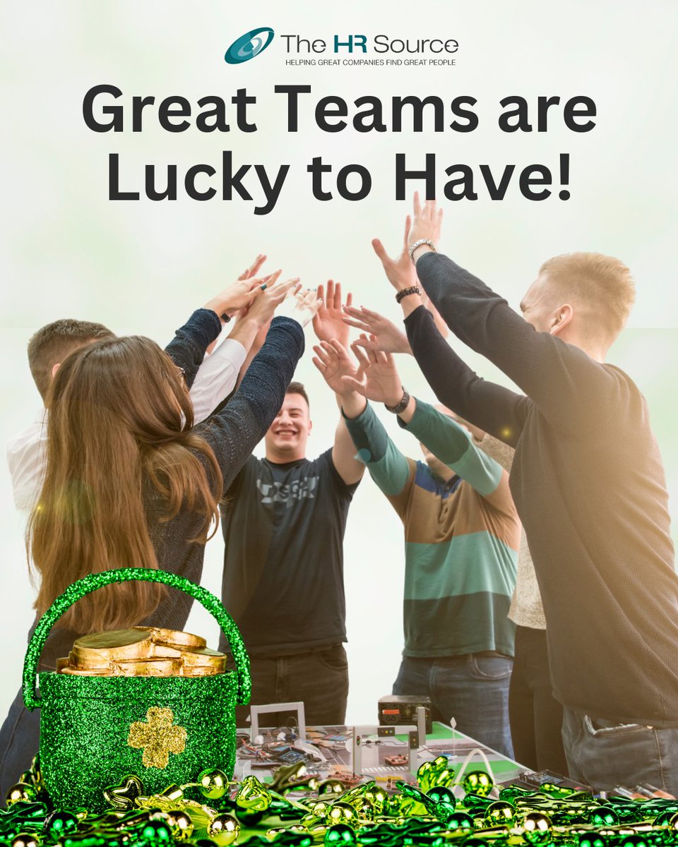 This St. Patrick’s Day, we’re celebrating the real pot of gold in every organization—its people! 💼✨ A thriving workplace isn’t built on luck alone—it takes strong leadership, a supportive culture, and the right HR strategies to help teams succeed. ☘️