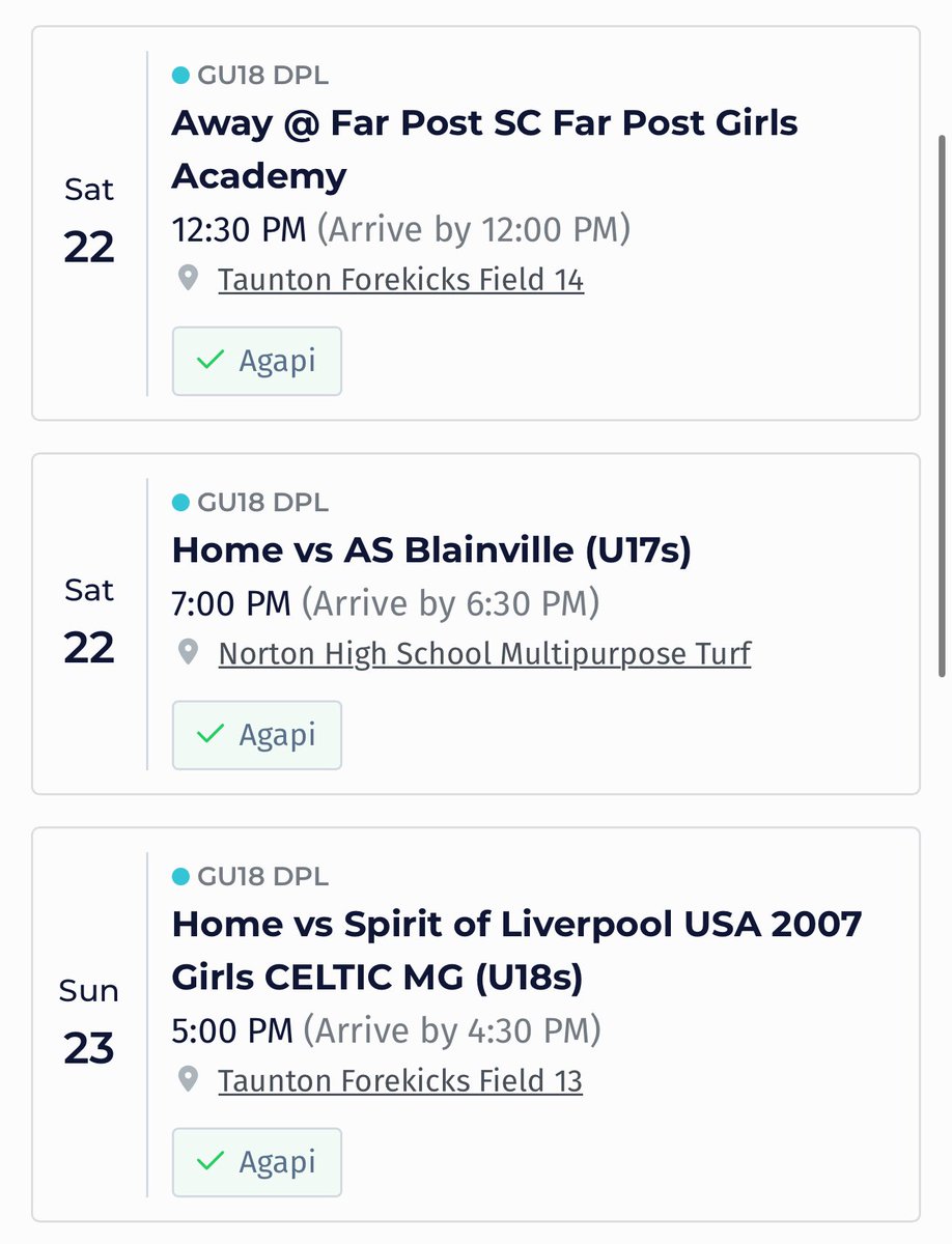agapi_127's tweet photo. Spending my time preparing for the NEFC Spring Showcase this weekend!! Come watch me and my team, Mass City FC GU18 DPL ⚽️🔥🔥 Hope to see you there
#dpleague #dpl #masscityfc #soccergirls #nefc #nefcspringshowcase #classof2025 https://t.co/RMCplBW9ub