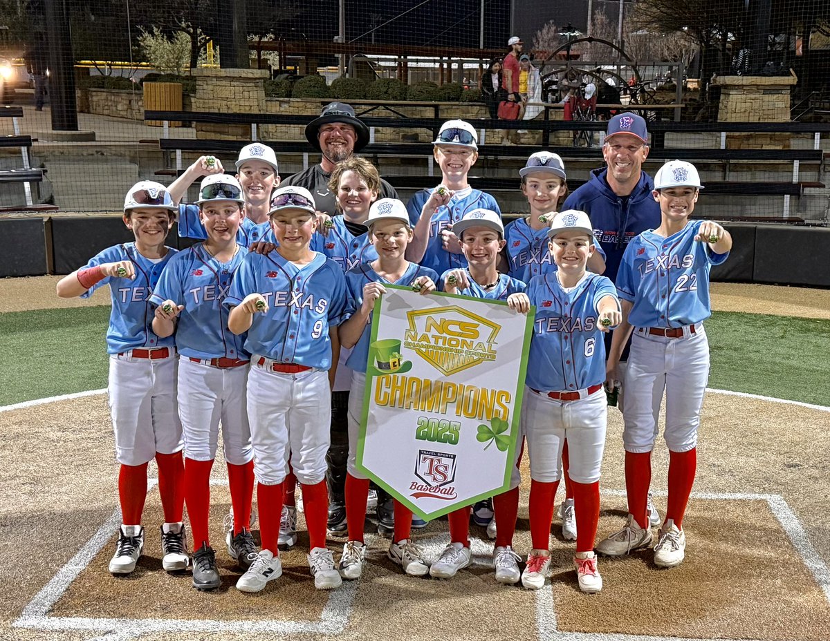 WowFactor_DFW's tweet image. Big weekend for 12U- AW on winning the TSB 18th Annual St Patty’s Smash! 
@WowFactor_Youth 
@WowFactorNation 
#TheBrand
#12U
#TSB
#Champs