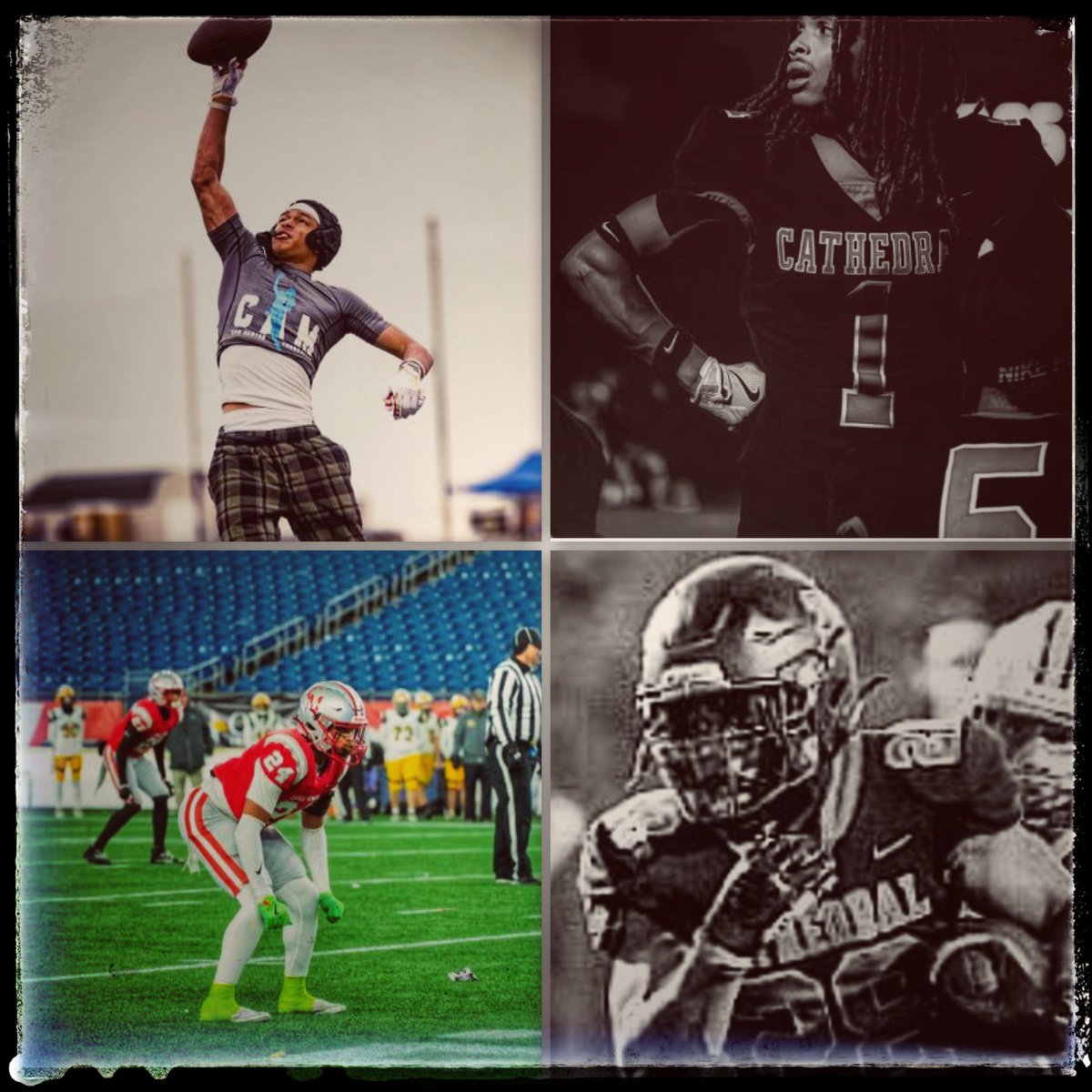 NE-Recruits (@ne6fb_recruits) on Twitter photo Top s p e e d s t e r s 💨 <a href="/NxgnCamps/">NXGN Camps, Inc</a> in Boston (Top L clockwise):
1. Sebastian Lora 5’11 165 | Bishop Hendricken’27 (RI)
3. Ta’Qaire Bell 5’7 150| Cathedral HS’26 (Boston)
4. Xavier Benoit 5’8 188 | Cathedral HS’26 (Boston)
4. Chris Sanchez 5’11 205 | Catholic Memorial’26 Top s p e e d s t e r s 💨 <a href="/NxgnCamps/">NXGN Camps, Inc</a> in Boston (Top L clockwise):
1. Sebastian Lora 5’11 165 | Bishop Hendricken’27 (RI)
3. Ta’Qaire Bell 5’7 150| Cathedral HS’26 (Boston)
4. Xavier Benoit 5’8 188 | Cathedral HS’26 (Boston)
4. Chris Sanchez 5’11 205 | Catholic Memorial’26