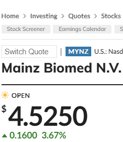biancahellinge1's tweet image. Big day for $ENPH, up 6.83%! 🔥 But let’s not ignore $MYNZ 3.67%, which is also making gains.

$AAPL $TSLA $AMZN $MSFT $GOOGL