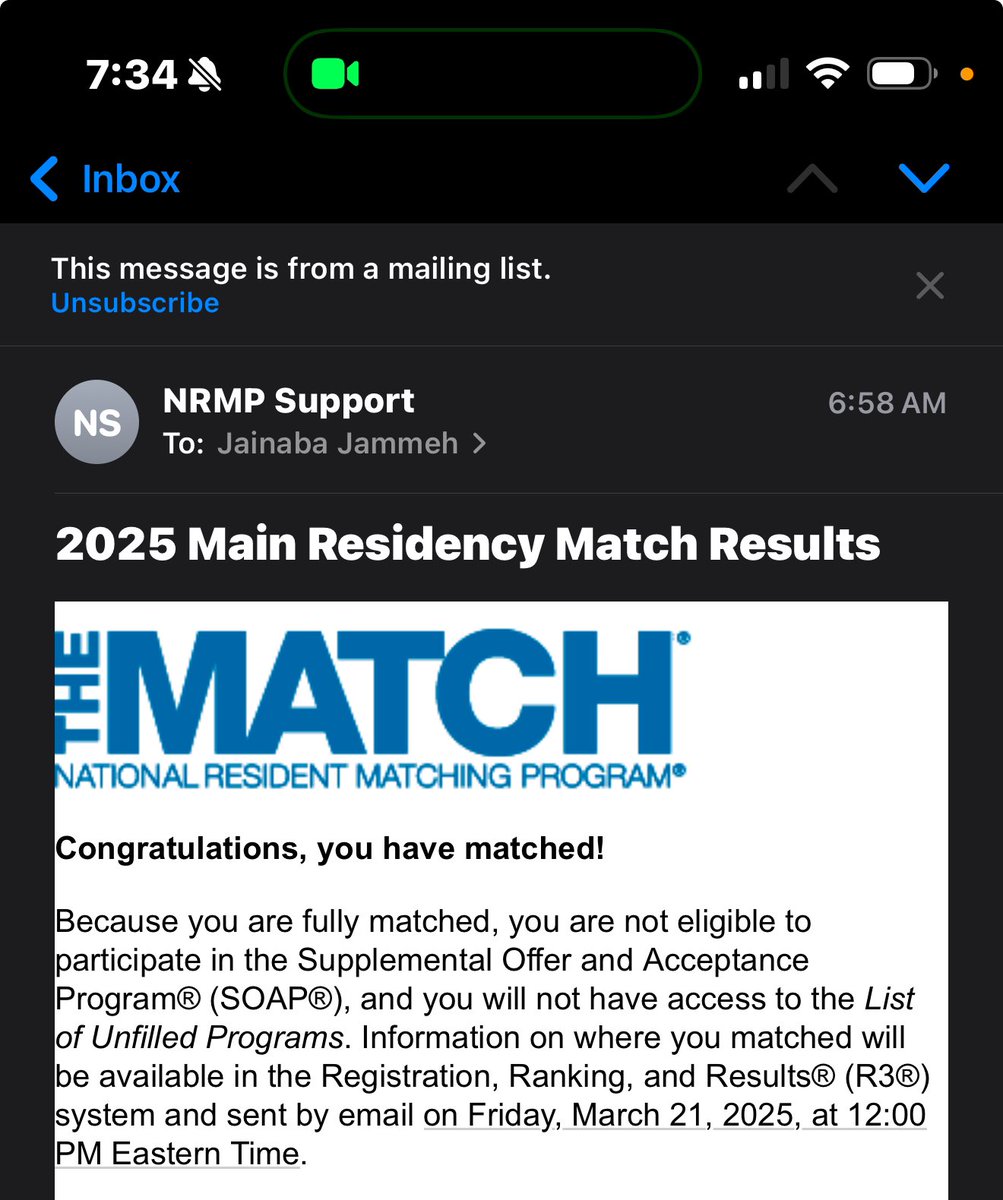 Dr_JaiJammeh's tweet photo. I MATCHED!!!       #Match2025 https://t.co/txXT1Nj0GM