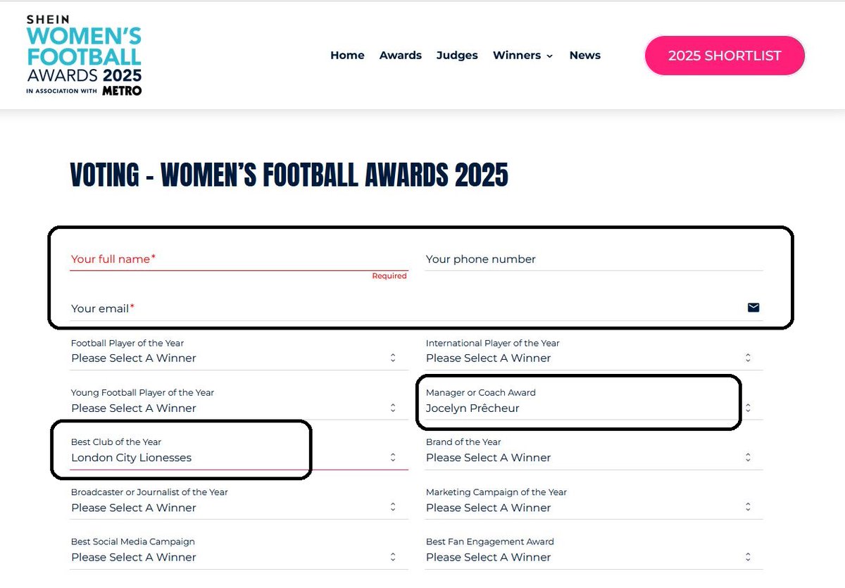 fifilixma_85's tweet photo. Soutenez #JocelynPrecheur ex-coach du PSG !!!
C'est gratuit !!! Suivez bien les instructions en captures d'écrans
🗳️ VOTE NOW: https://t.co/XSdIjDJLuQ
#WFA25 #ThePride #LCL #MicheleKang #WomensFootball https://t.co/xODARbMEP6