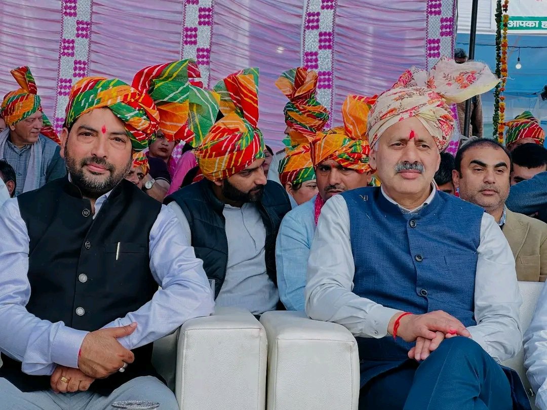 VivekOfficialHP's tweet photo. बिलासपुर नलवाड़ मेले के शुभारंभ के अवसर पर माननीय श्री राजेश धर्मानी जी की गरिमामयी उपस्थिति रही। आप सभी को हार्दिक शुभकामनाएं एवं शुभेच्छाएं!

#himachal #himachalpradesh #bilaspurhp #bilaspur #festival #fair #nalwari_fair_bilaspur https://t.co/BgqEu6DGP0