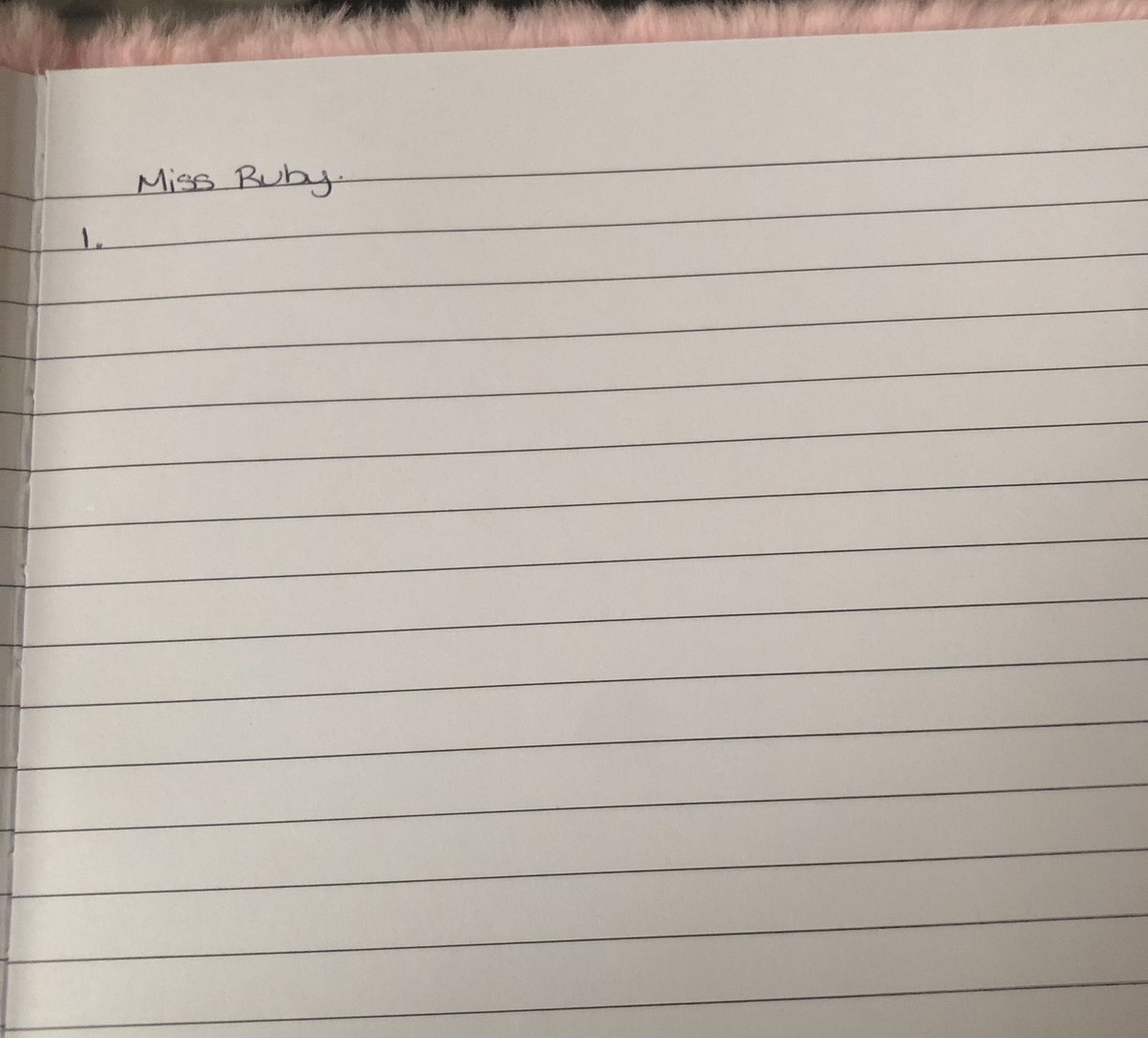 Legend now has her own list to keep track of punishments as instructed. 🫣 
On the plus side it means i can keep track of what Miss Ruby needs punishing for too….She has Her own page, so i would suggest She is very careful with how She behaves going forward 😈😈