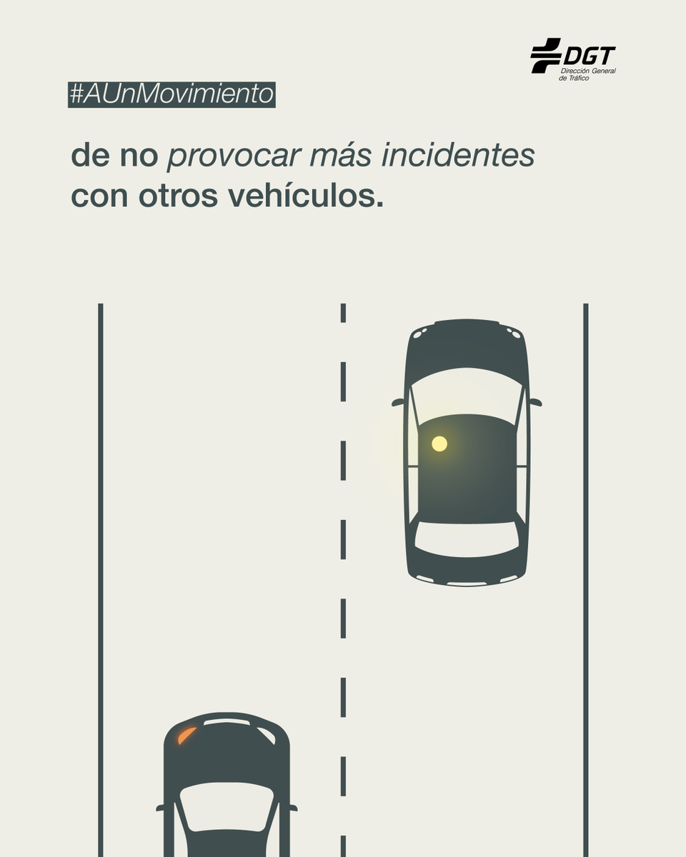 DGTes's tweet photo. Coloca el #V16Conectado en tu vehículo y serás visible en la vía. Enviará automáticamente tu ubicación, avisando a otros conductores de tu situación, estarás #AUnMovimiento de evitar riesgos.
A partir del 1 de enero de 2026, será obligatorio llevarlo conectado en tu vehículo🚗. https://t.co/pmShp5H6H5