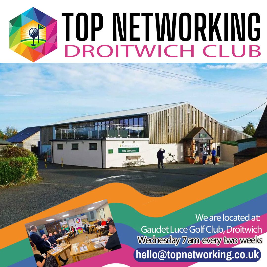 Don’t miss out!
Our TOP #Droitwich meeting is in 2 days at Gaudet Luce Golf Club. Connect with local business owners, grow your network - be part of something special.
Join us -make meaningful connections!
topnetworking.co.uk/clubs/droitwich
#TOPclubs #TOPDroitwich  #worcestershirehour