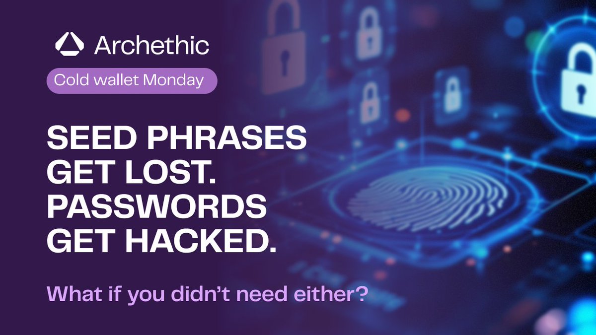 🔐 Seed phrases get lost. Passwords get hacked. What if you didn’t need either?

Archethic’s Cold Wallet replaces outdated security methods with biometric authentication, but without storing your fingerprint.

🛡 Why it’s a game-changer:
✅ No seed phrase to forget or steal
✅