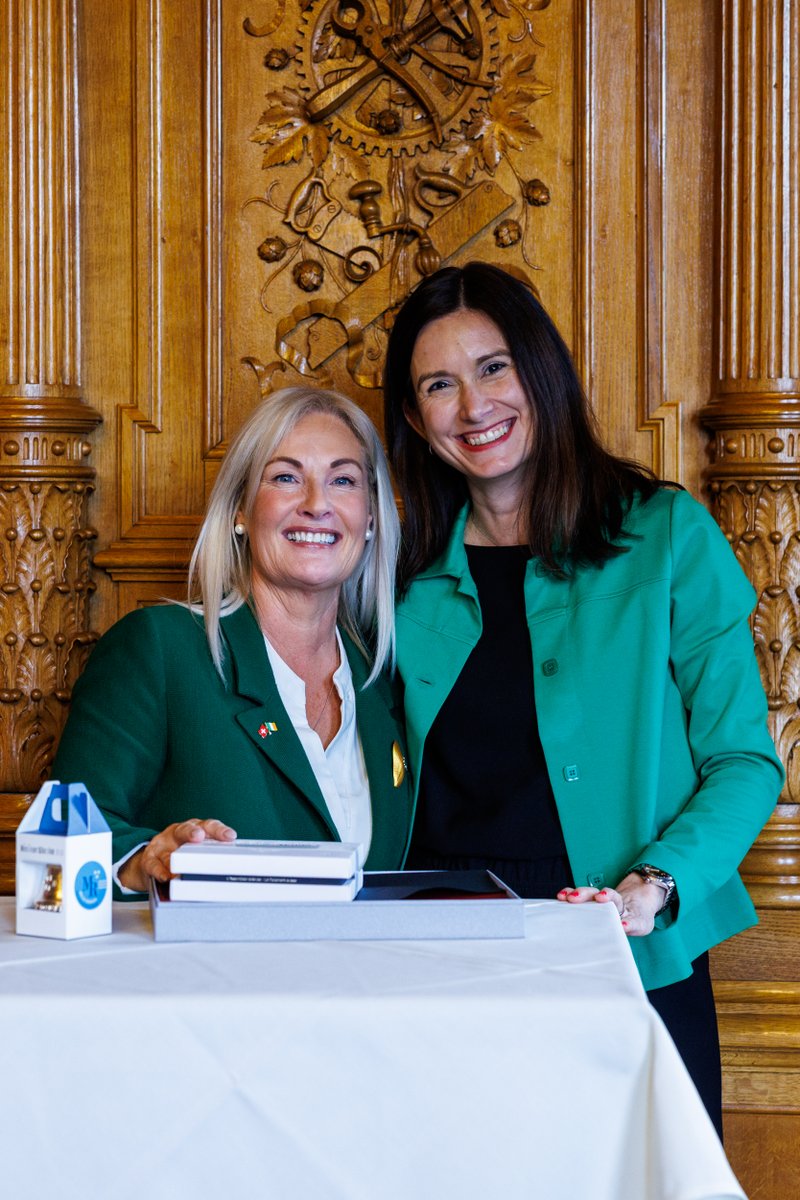 Parl CH (@parlch) on Twitter photo President of National Council <a href="/MajaRiniker/">Maja Riniker</a> welcomed Ceann Comhairle Verona Murphy to Bern on #StPatricksDay. They discussed shared democratic values, the role of neutral states in European security, economic synergies, and opportunities for deeper cooperation between 🇨🇭🤝🇮🇪🍀 President of National Council <a href="/MajaRiniker/">Maja Riniker</a> welcomed Ceann Comhairle Verona Murphy to Bern on #StPatricksDay. They discussed shared democratic values, the role of neutral states in European security, economic synergies, and opportunities for deeper cooperation between 🇨🇭🤝🇮🇪🍀