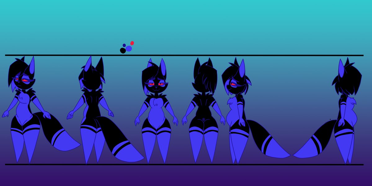 GoopyLizard's tweet image. my two main characters calipher and moony