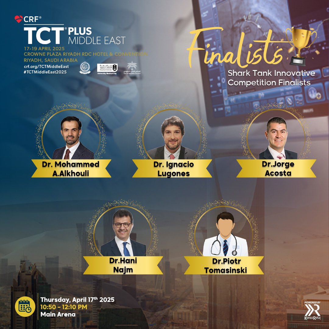 TCTME+ (@tct_me_) on Twitter photo Exciting times .. the Shark Tank Comes to the Middle East for the first time & here are the finalists
Sponsored by <a href="/JHopkinsSaudi/">Johns Hopkins Aramco Healthcare</a>
🦈🦈💰2️⃣0️⃣0️⃣,0️⃣0️⃣0️⃣💰🦈🦈
<a href="/adnanalkhouli/">Mohamad Alkhouli</a> <a href="/Dr_HaniNajm/">DR. Hani Najm</a> #IgnacioLugones #JorgeAcosta #piotrTomasinski
<a href="/crfheart/">Cardiovascular Research Foundation</a> <a href="/jgranadacrf/">Juan F. Granada</a> <a href="/drptca/">Khaled AlShaibi</a> <a href="/kfaraidy/">Dr.Khalid Al Faraidyالدكتور خالد الفرائضي</a> Exciting times .. the Shark Tank Comes to the Middle East for the first time & here are the finalists
Sponsored by <a href="/JHopkinsSaudi/">Johns Hopkins Aramco Healthcare</a>
🦈🦈💰2️⃣0️⃣0️⃣,0️⃣0️⃣0️⃣💰🦈🦈
<a href="/adnanalkhouli/">Mohamad Alkhouli</a> <a href="/Dr_HaniNajm/">DR. Hani Najm</a> #IgnacioLugones #JorgeAcosta #piotrTomasinski
<a href="/crfheart/">Cardiovascular Research Foundation</a> <a href="/jgranadacrf/">Juan F. Granada</a> <a href="/drptca/">Khaled AlShaibi</a> <a href="/kfaraidy/">Dr.Khalid Al Faraidyالدكتور خالد الفرائضي</a>