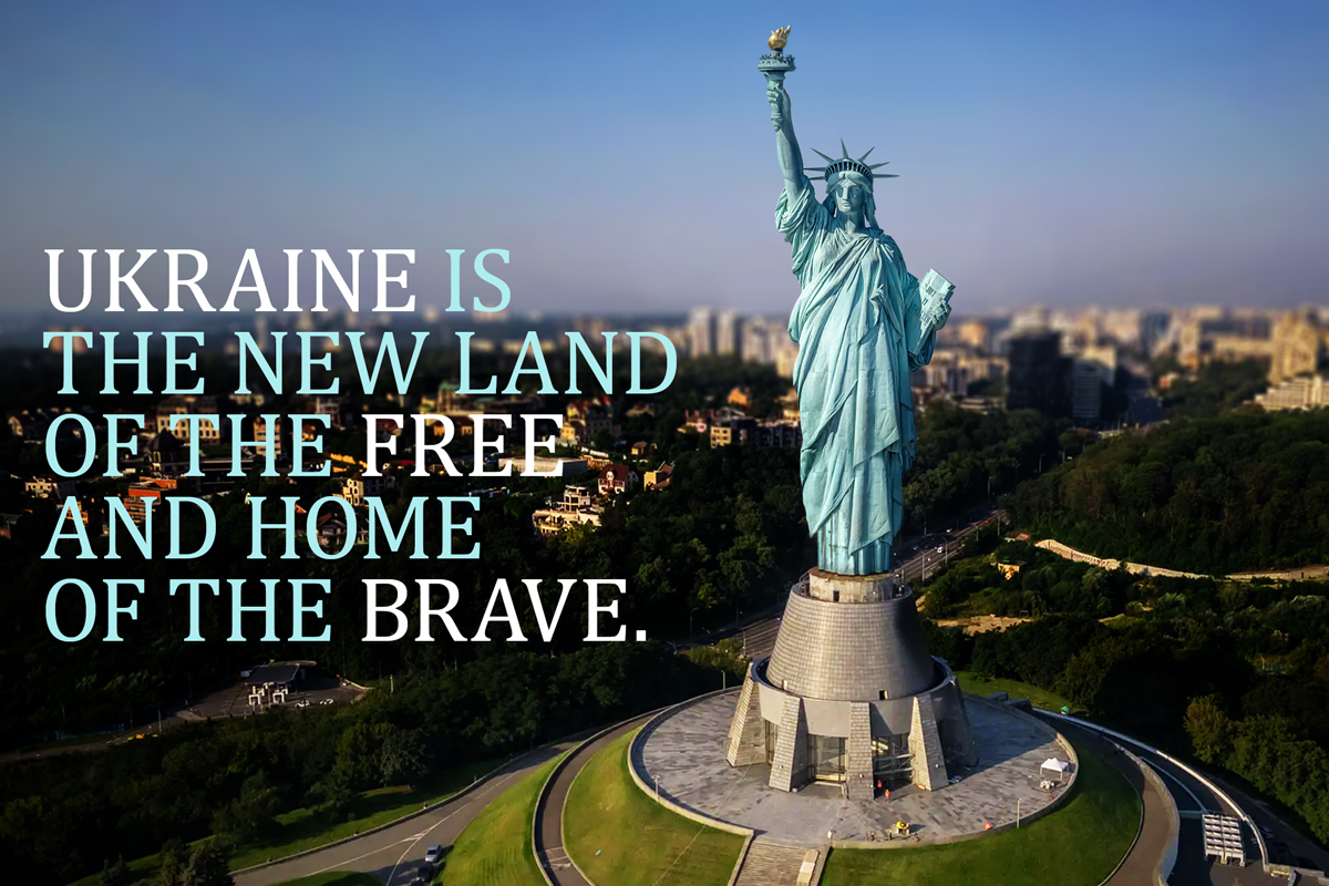 The French should send #StatueofLiberty straight to Ukraine.