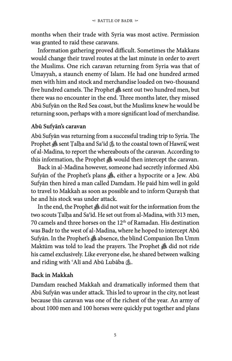 A seven page read on the Battle of Badr

The full article can be viewed and downloaded for FREE here 

Al-Fatiha for the martyrs of #Badr 
 
abulnoor.com/wp-content/upl…