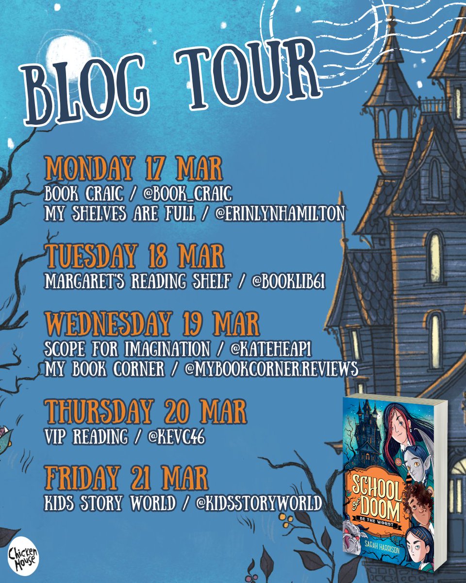 Don't miss the School of Doom blog tour! 💀🖤💀