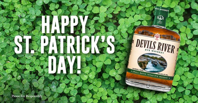 Here’s to chasing luck, bold flavors, and smooth sips. 🍀🥃 Celebrate St. Patrick’s Day with the rich spice of Devils River Rye Bourbon. #DevilsRiverWhiskey #StPatricksDay