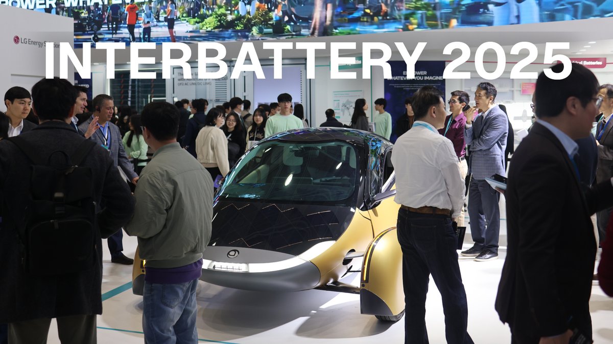 Join us as Aptera visits InterBattery 2025 in Korea, where our full battery pack makes its debut at the CTNS booth! We also showcase solar mobility at the LG Energy Solution booth with our Gamma vehicle. → youtu.be/FYYPWxYJhqw