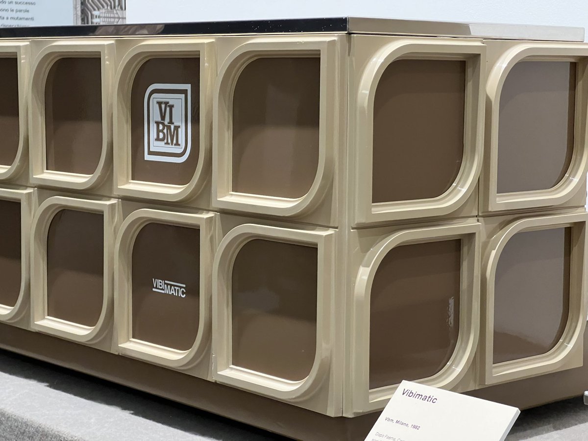 gmoult's tweet image. espresso machine design from the 1970s