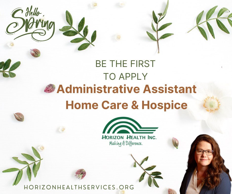 cdcmorrisonmn's tweet photo. Join #HorizonHealth's Home Care &amp; Hospice team as an Administrative Assistant/Scheduler. Browse other open positions also! Learn more &amp; APPLY: https://t.co/sGJG0wgIzv

#administrativeassistant #scheduler #GoodJobsNow #MNJobs #HardingMN #LittleFallsMN #MorrisonCounty https://t.co/mikbUdVFhp