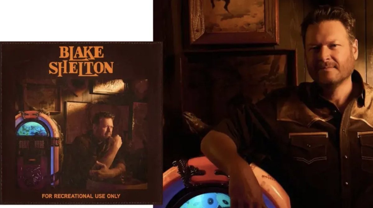 HookBarrelMag's tweet image. After nearly four years since his last studio album, @blakeshelton is back with "For Recreational Use Only," his highly anticipated debut for BBR Music Group/BMG Nashville, set for release on May 9.

#musicMonday #musicnotes #musicnews