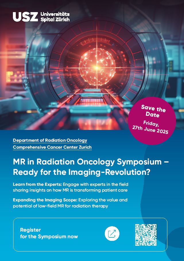 Radio-Onkologie USZ (@radoncusz) on Twitter photo 🔥 MR in Radiation Oncology Symposium 🔥
Ready for the Imaging Revolution ❓
Friday June 27th 2025 10:00am – 4:30pm CET
Register online to join us onsite in Zurich or follow from remote
👇
usz.ch/en/event/mr-in…
Supported by:
<a href="/Unispital_USZ/">Unispital_USZ</a>
<a href="/RadOncUSZ/">Radio-Onkologie USZ</a> 🔥 MR in Radiation Oncology Symposium 🔥
Ready for the Imaging Revolution ❓
Friday June 27th 2025 10:00am – 4:30pm CET
Register online to join us onsite in Zurich or follow from remote
👇
usz.ch/en/event/mr-in…
Supported by:
<a href="/Unispital_USZ/">Unispital_USZ</a>
<a href="/RadOncUSZ/">Radio-Onkologie USZ</a>