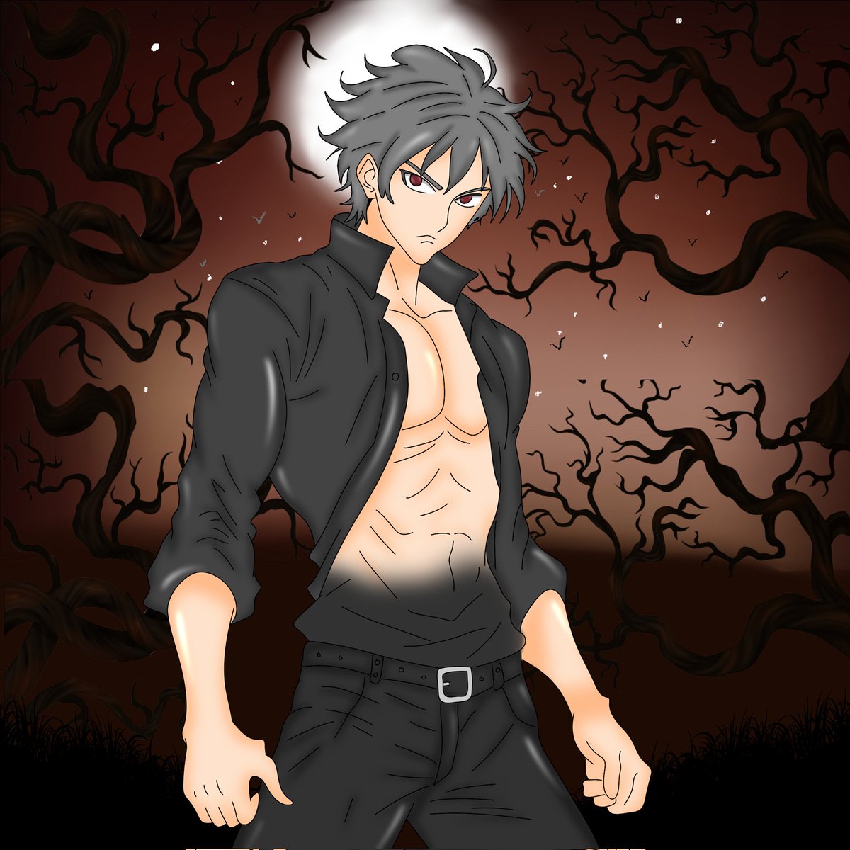 Darkness! Doesn't that fits this character?
Art by me~