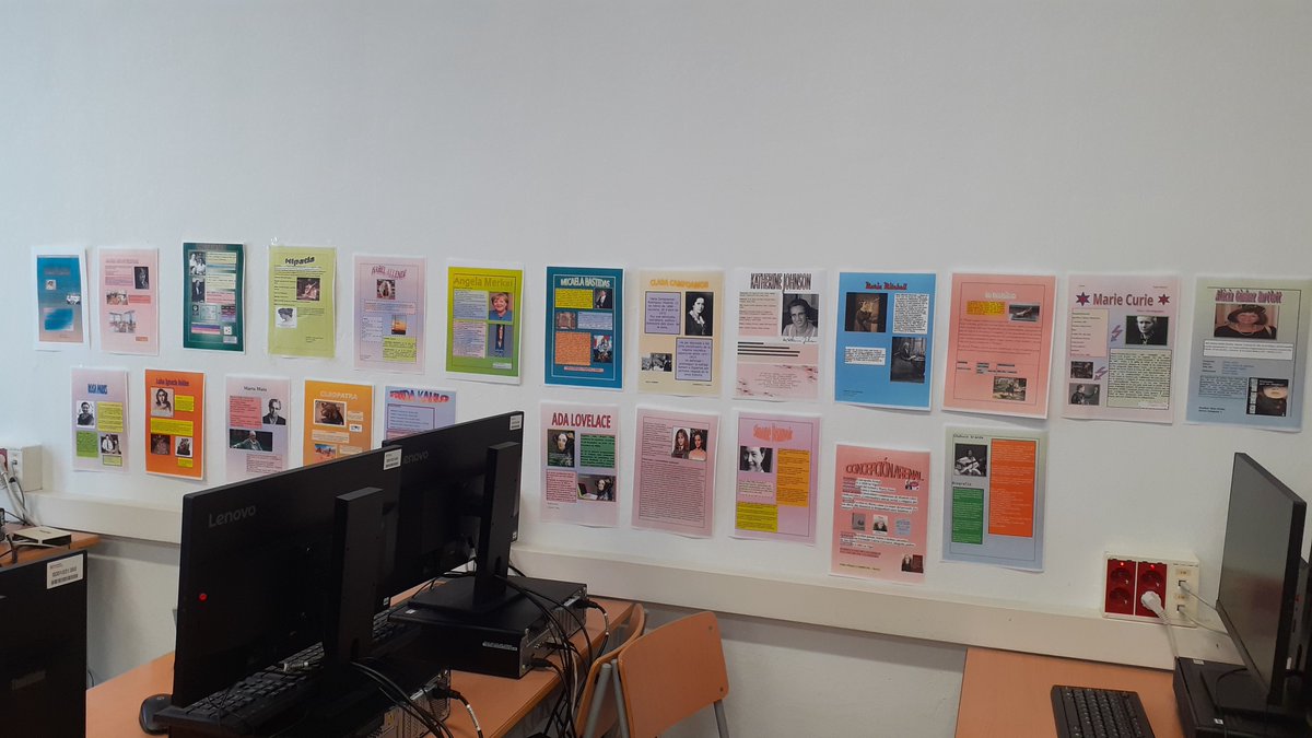 CfaCornella's tweet photo. En motiu de la #SetmanaDeLaDona, els grups de #CompeTIC1 #CompetènciaDigital han preparat unes infografies relacionades amb dones que han destacat en l'àmbit científic,tecnològic,polític i social. El resultat el podeu veure en aquestes imatges!😊@educaciocat @se_bll5 @igualtatcat https://t.co/xmoBnwEFQc