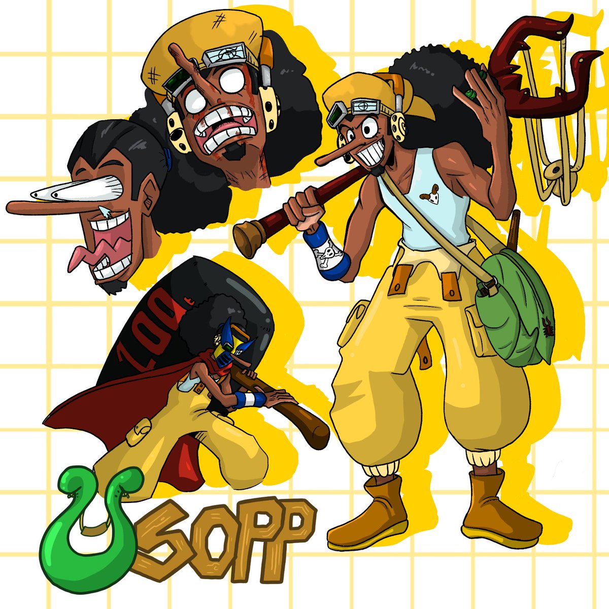 AMRiot1's tweet photo. Redesign de Usopp 

#onepiece #redesing #usopp https://t.co/Lt86jQBJCw