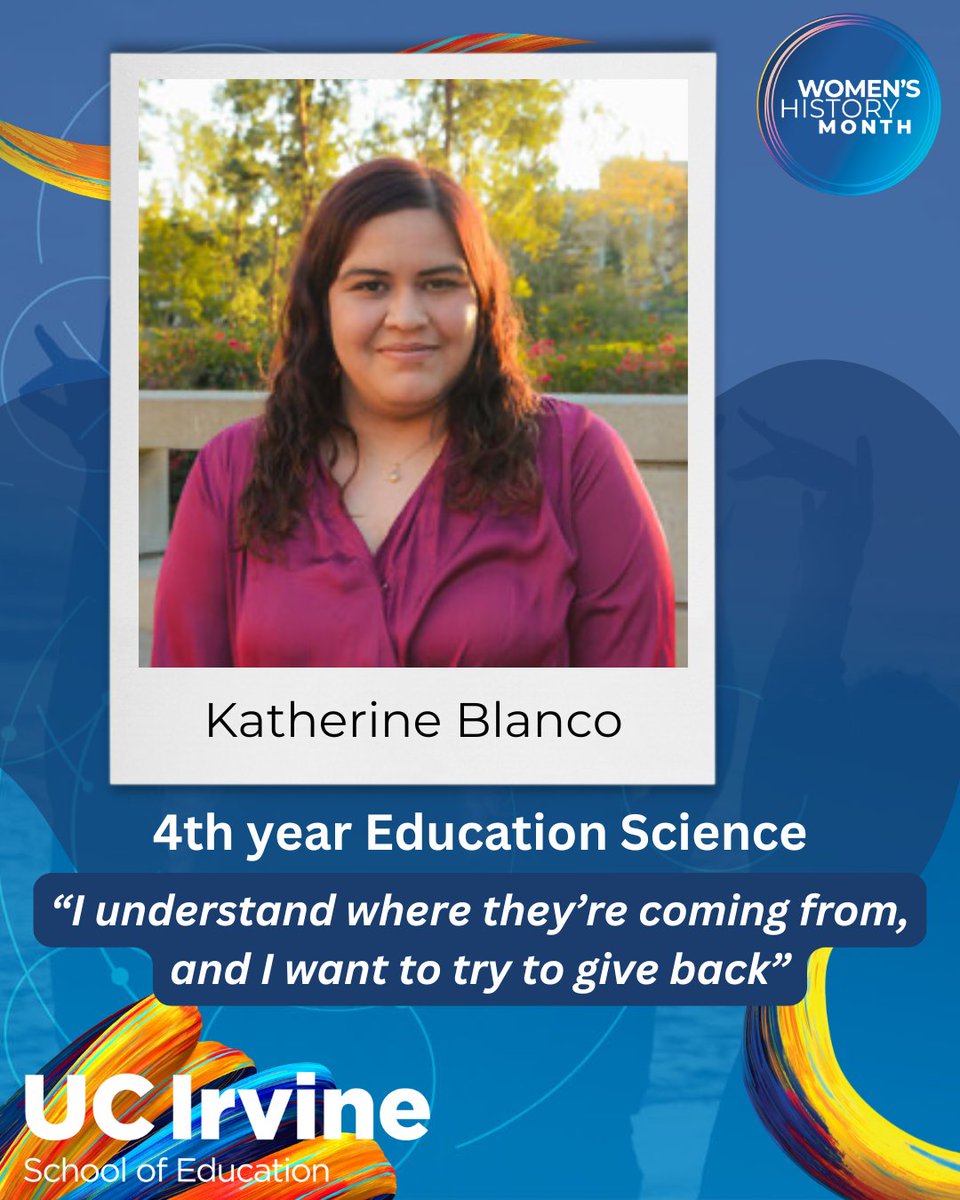 UCIEducation's tweet image. Empowered women empower the world! 🌎✨ This #WomensHistoryMonth, we celebrate the incredible women who uplift, inspire, and lead in education. Thank you for making a difference every day! 💙💛📚
🔗read their stories at the link in our bio