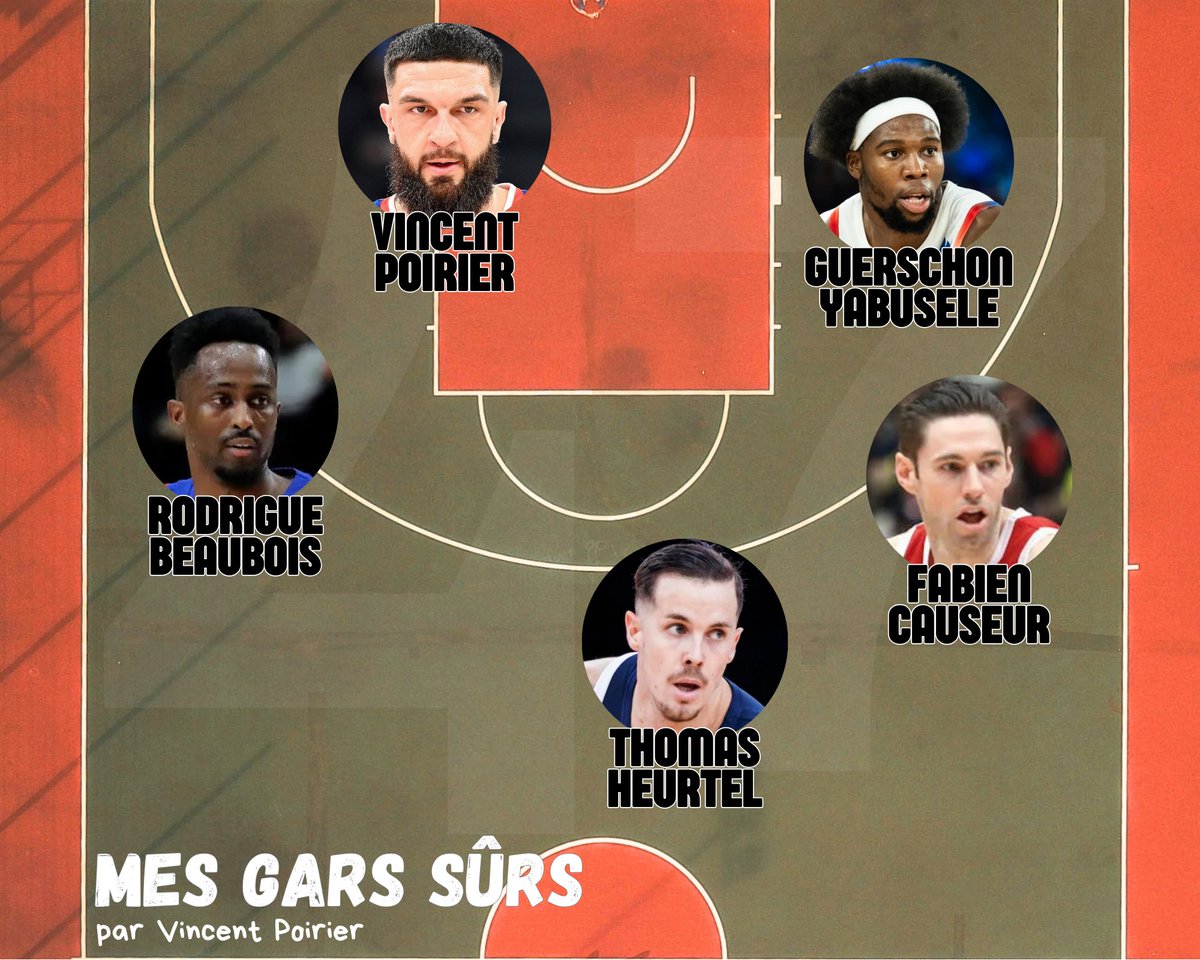 ‼️Exceptionnellement, Vincent Poirier nous a présenté ses deux 5 majeurs de gars sûrs.

Deux équipes qui ne perdent pas un match selon lui, vous êtes d’accord ? ⚔️

Et, lequel des deux 5 est le meilleur ? 🤔

📸 FIBA / EuroLeague / Anadolu Efes / BCM
