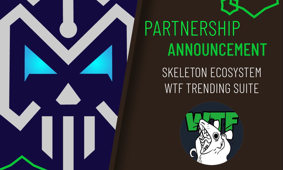 wtfopossum's tweet photo. Epic news for $WTFO!
We just estabilished a partnership with @skeletonecosys 
Skeleton is probably the best known telegram buybot, pricebot ecosystem with millions of users worldwide. 
Our trending bot https://t.co/xZmFK6AhWo got implemented to skeleton buybot menu reaching a huge base of devs and users.
This is a huge step in our exposure on all evm chains and on #sol as well.
Still not a possum? Time to join us https://t.co/FtXV3MWJI0