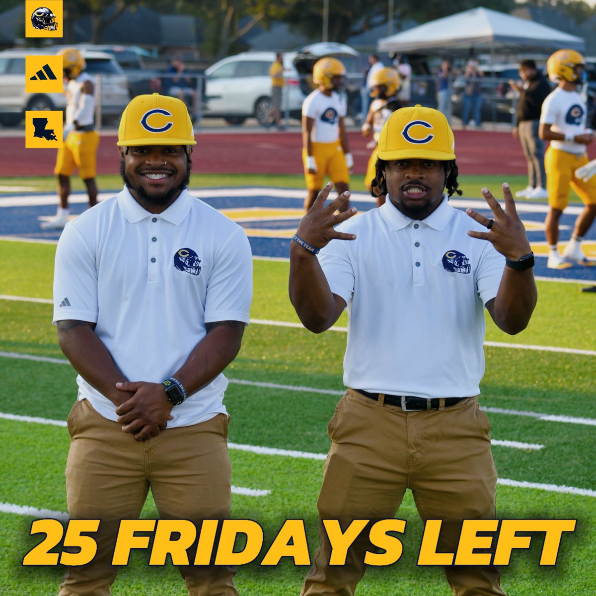 25 Fridays left until Friday Night Nights! 

#carencro #exit4 #geauxbears #big5
