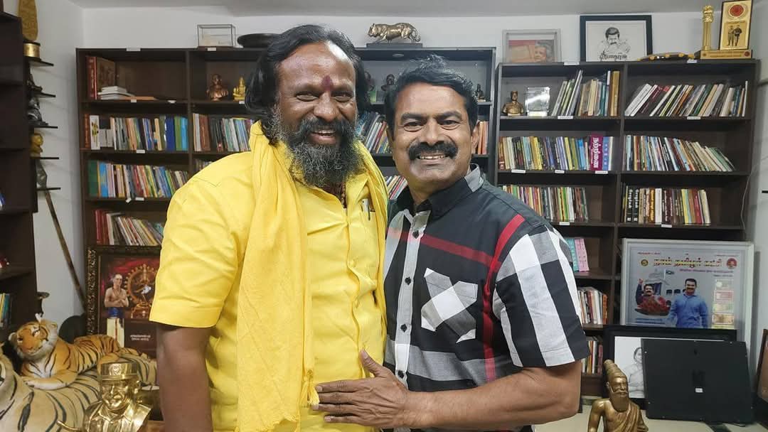 தமிழர் தேசத்தால் ஒரு நாள் தலை நிமிர்வோம்.❤️💪💥

சீமான்  அண்ணன் அவர்களை மரியாதை நிமித்தமாக  தலைவர் K.K.Selvakumar அவர்கள் சந்தித்த  தருணம்❤️

#தமிழர்_தேசம்_கட்சி #KKselvakumar 
#நாம்_தமிழர்_கட்சி