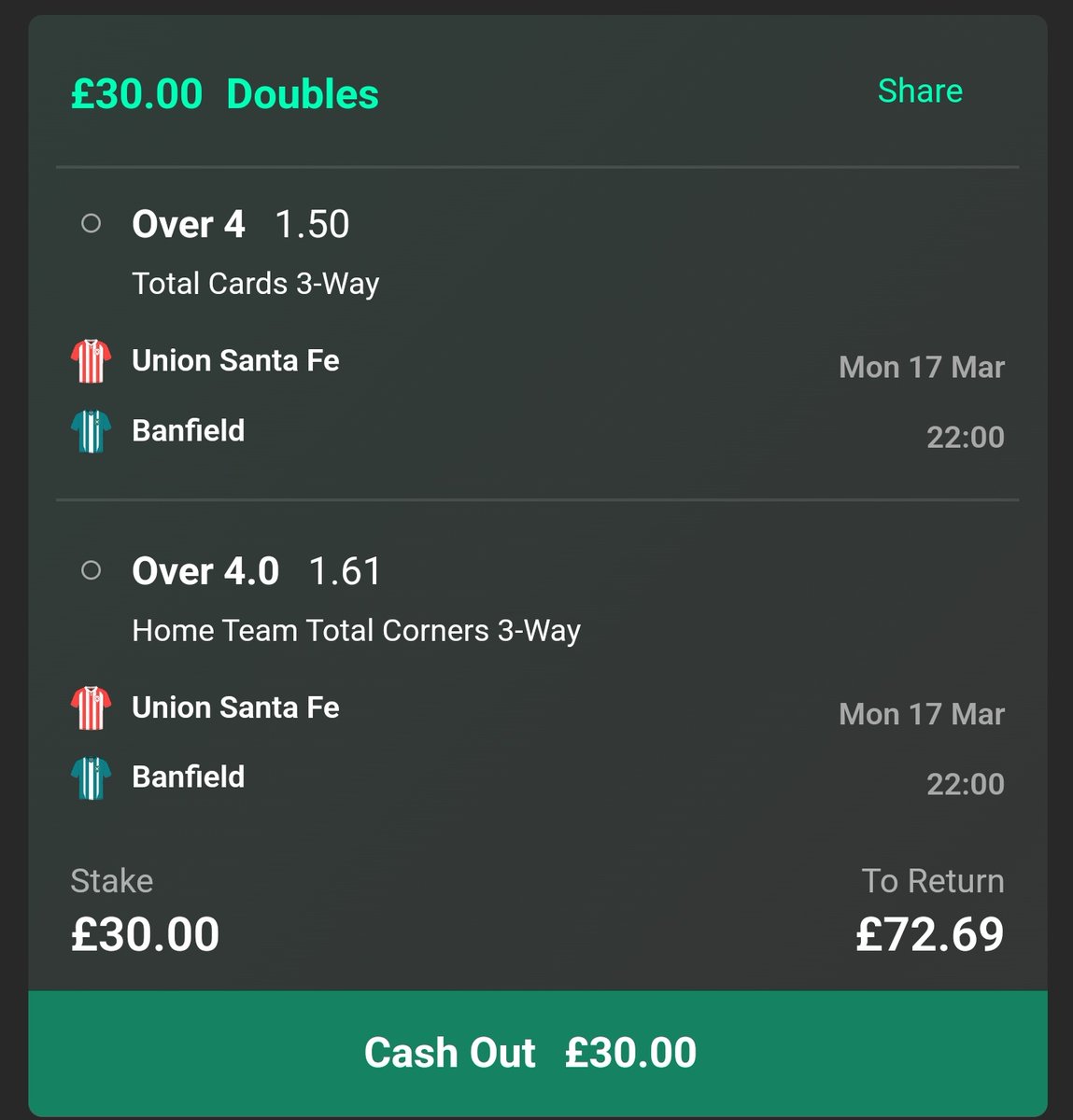 RCBettingClub's tweet photo. 1st tip in a while but I've had alot of joy in Argentina recently and felt like sharing.
⚽️Union Santa Fe vs Banfield https://t.co/rwaPpmQx5s