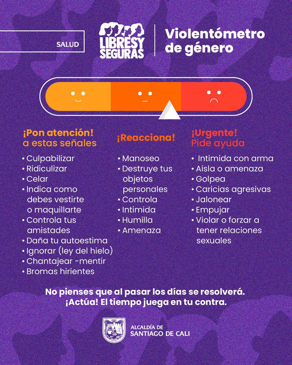 ¿Sabías que el #Violentómetro te ayuda a identificar señales de violencia de género?
No estás sola/o, si necesitas apoyo, recuerda que los #ConsultoriosRosa están aquí para ayudarte. 💜
¡Es hora de tomar acción!