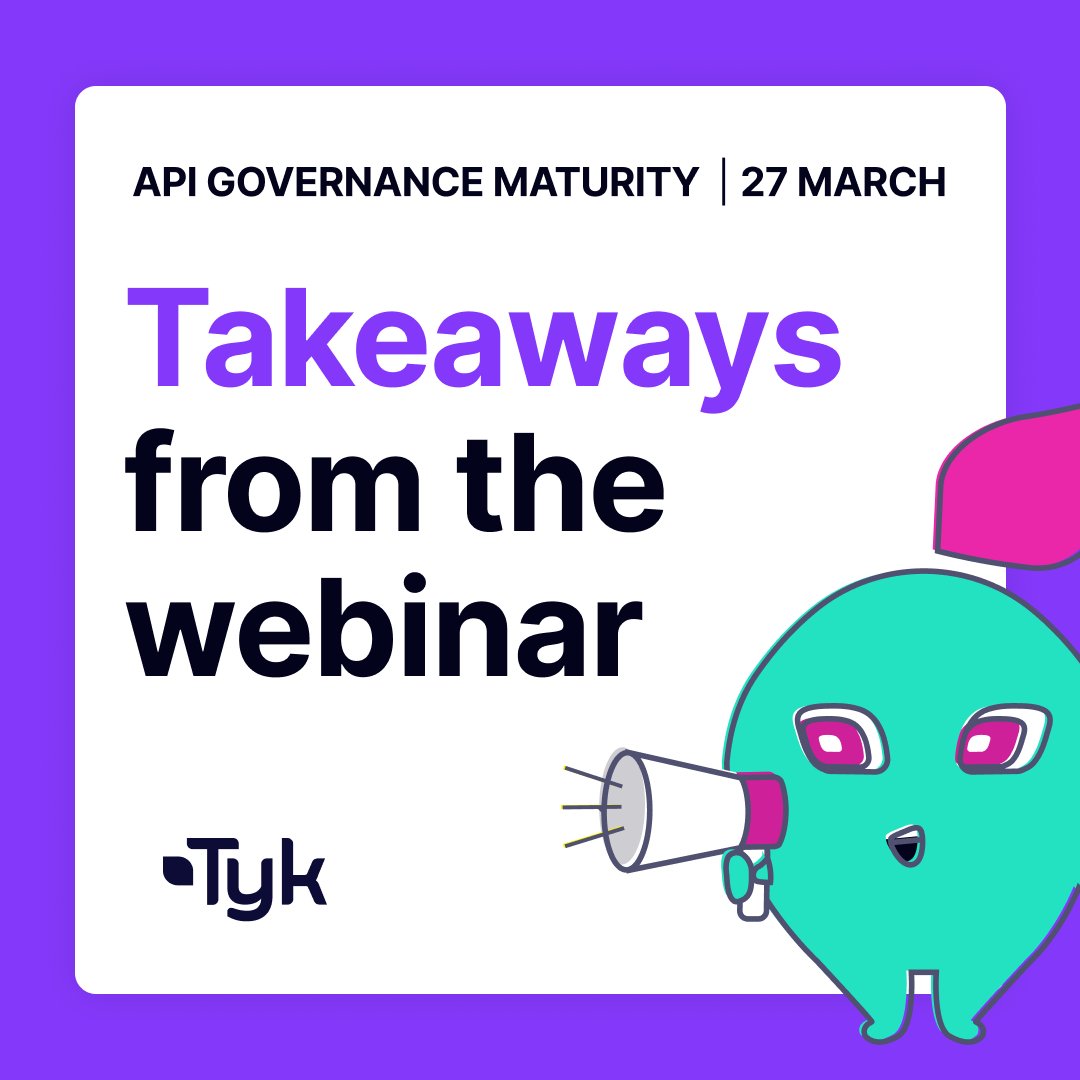 tyk_io's tweet image. How can a universal API governance platform streamline processes and scale governance maturity?
Find out what you can takeaway at our next webinar on March 27 📢 hubs.la/Q03c6nKX0
#APIGovernance #TechConference #APIStrategy