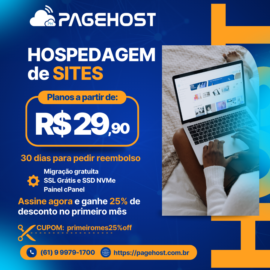 SUAPAGEHOST's tweet photo. 🟠 Hospede seu site com a PageHost! 🚀

📢 Planos a partir de R$ 29,90 e com 25% de desconto no primeiro mês! 🎉
💥 Use o cupom: primeiromes25%off e aproveite!
📲 Fale conosco agora: (61) 9 9979-1700
🌍 Acesse https://t.co/Uk8H9R2Yld
💙 Seu site merece o melhor. Vem pra PageHost! https://t.co/4TVKKfWlJ6