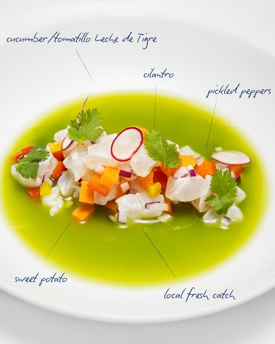 thepolishedchef's tweet photo. Bright. Fresh. Bold.
Peruvian-style ceviche is a masterpiece of balance—where citrus, spice, and delicate textures come together in perfect harmony.
#PeruvianCeviche #CoastalElegance #elevatedentertaining #PolishedChef #ChefNathanDavis #CelebrityChef #PrivateChef #foodart https://t.co/xtrcyF45YU
