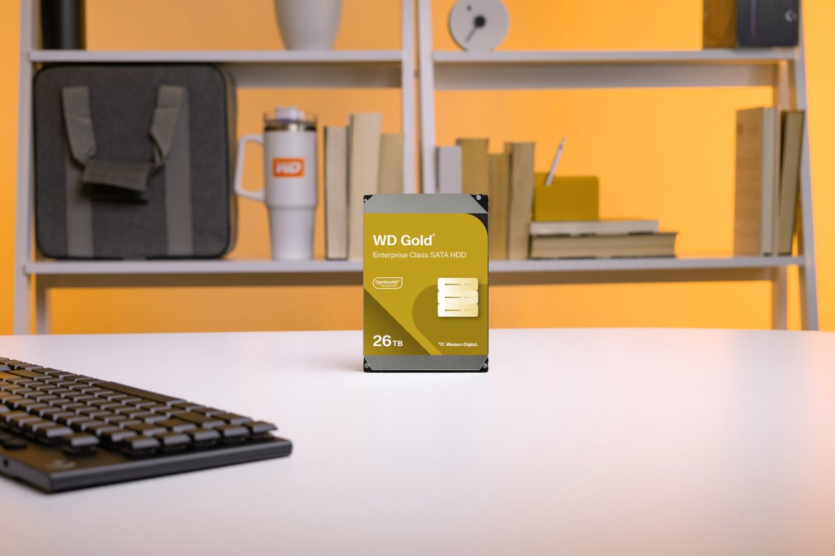 Backup that means business. Store your data with confidence on WD Gold - now up to 26TB!

Shop now: bit.ly/4kr1bpE