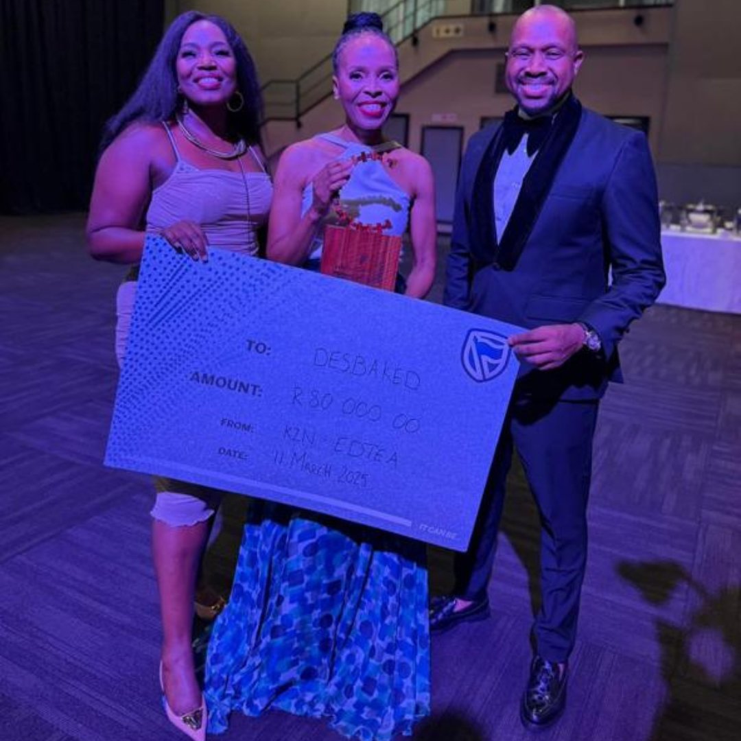 Desiree Ngema of Desbaked, one of our incredible SAB Foundation TP14 alumni, has been recognized at the Umyezane Awards 2025, taking 2nd place for Best Woman-Owned and Managed Business of the Year! 🎉 

#StorytellingForBusiness #Alumni

Free webinar - zurl.co/mqRNE